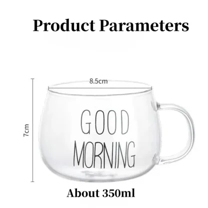 Transparent Cup with Printed Lettering - Image 5