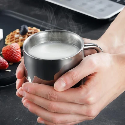 Double Wall Portable Cups with Lid - Image 3