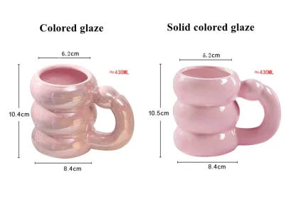 Cute Glossy Bubble Shaped Mugs - Image 7