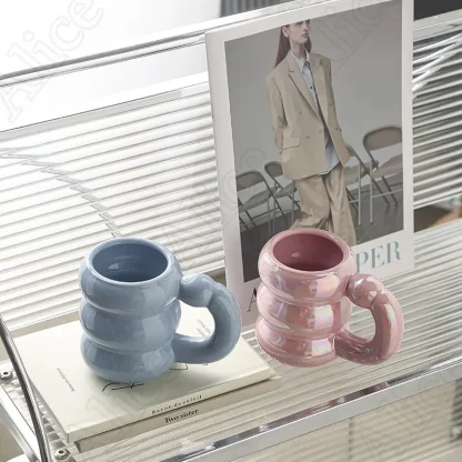 Cute Glossy Bubble Shaped Mugs - Image 5