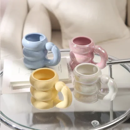 Cute Glossy Bubble Shaped Mugs - Image 11