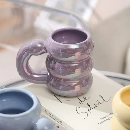 Cute Glossy Bubble Shaped Mugs - Image 14