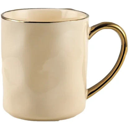 Luxury Gold-like Trim Shiny Mugs - Image 4